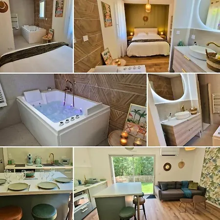 Green Love & Spa - Villa Romantique Saint-Laurent-de-Medoc Esterno foto