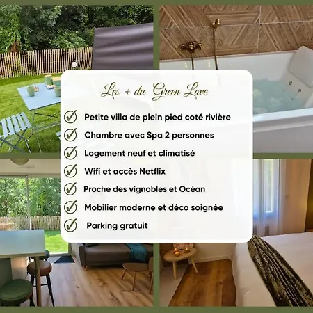 Green Love & Spa - Villa Romantique Saint-Laurent-de-Medoc Esterno foto